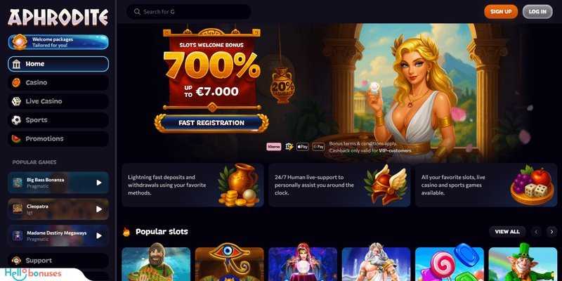 Aphrodite casino bonus - Introduction